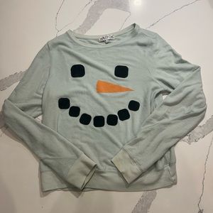 WILDFOX sweatshirt snowman Large